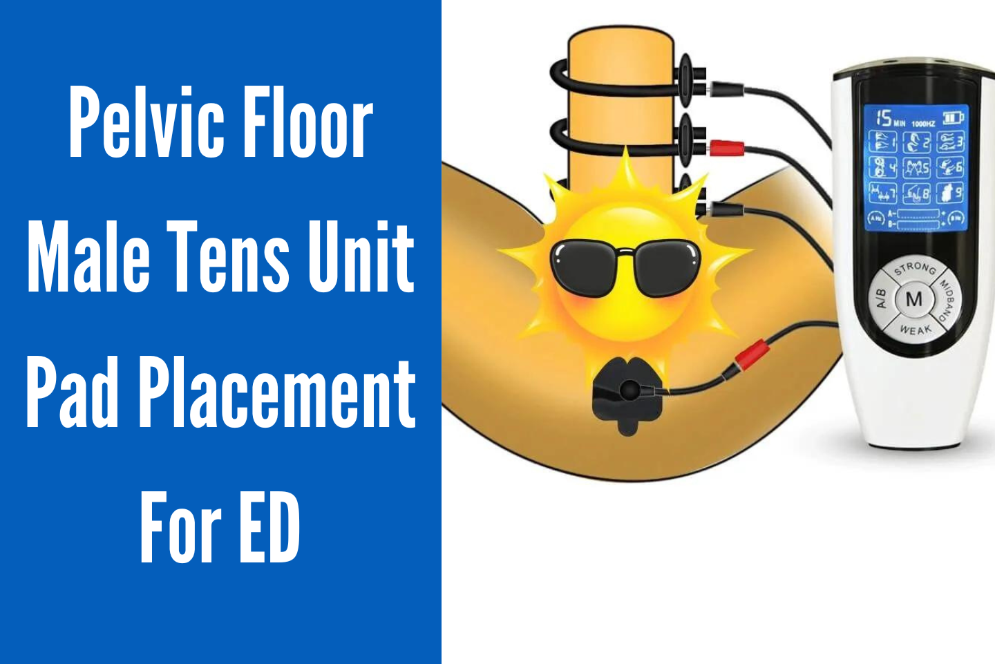 pelvic floor male tens unit pad placement for ed