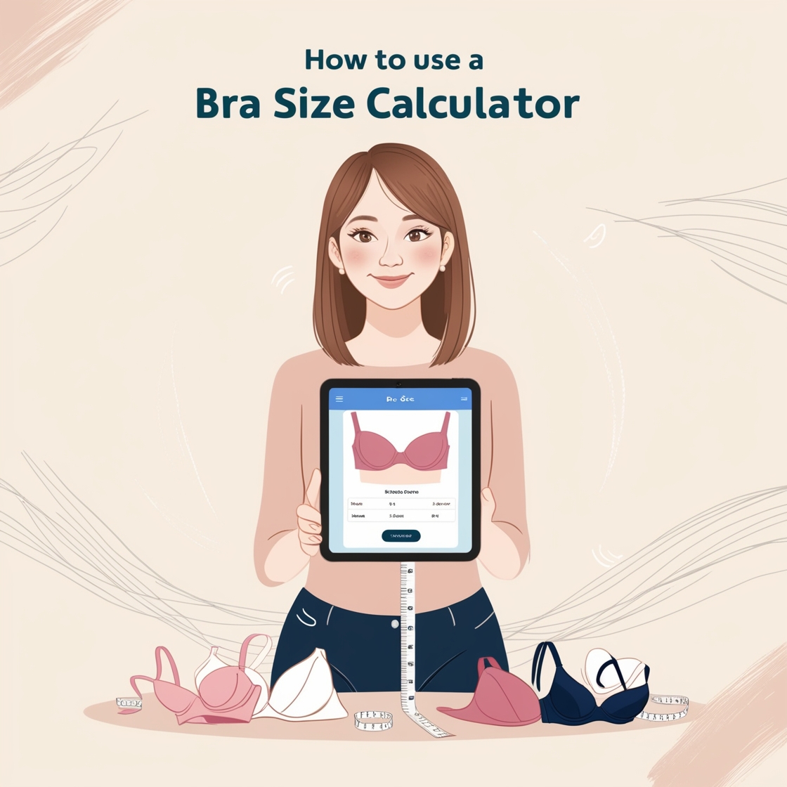 How to Use a Bra Size Calculator, how to check Bra Size Calculator,